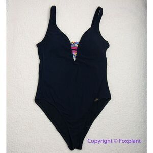 NEW Banana Moom one piece black swimsuit, size 38/ US 2-4